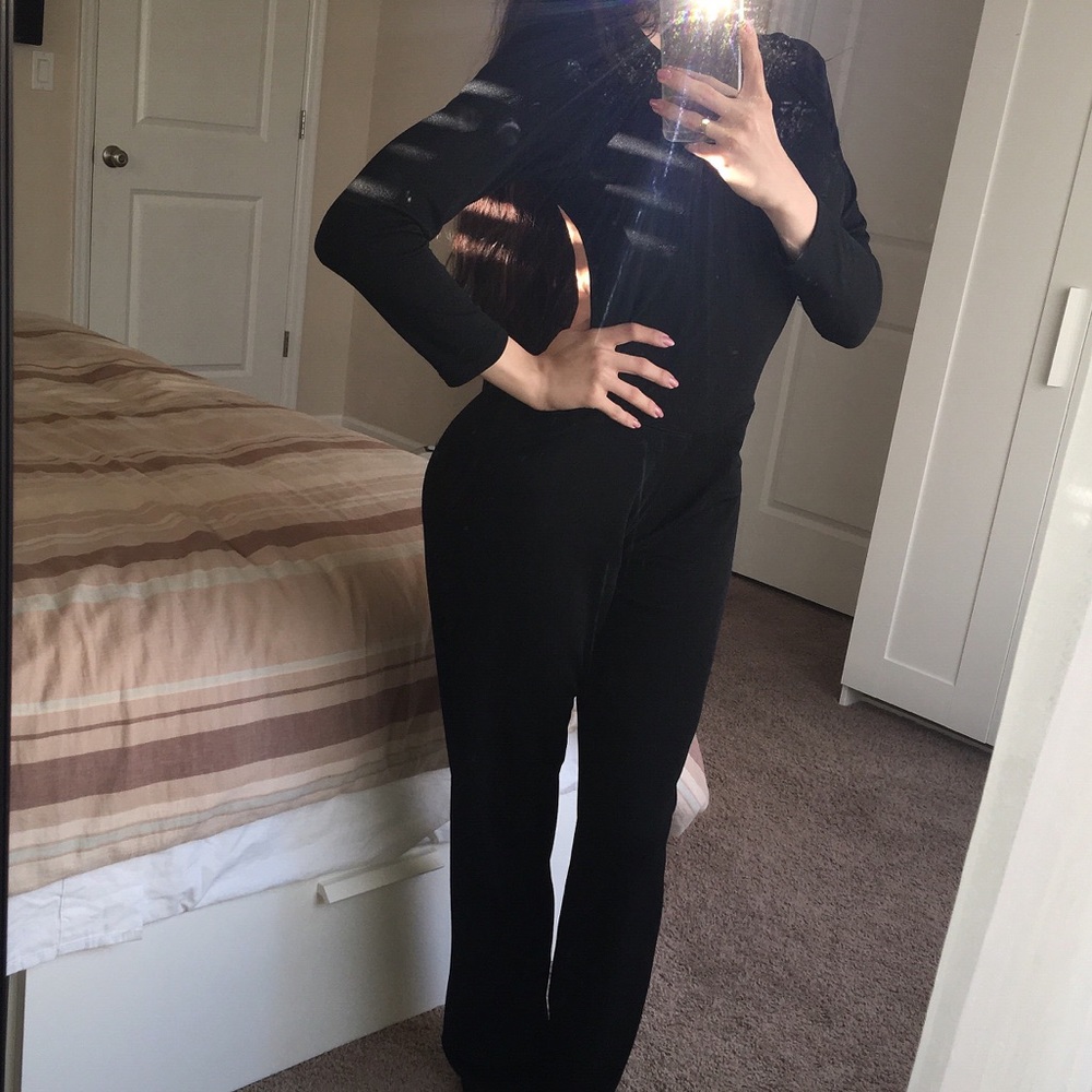 Low back jump suit