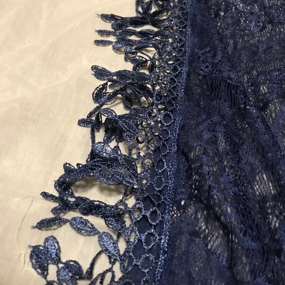 Lace infinity scarf