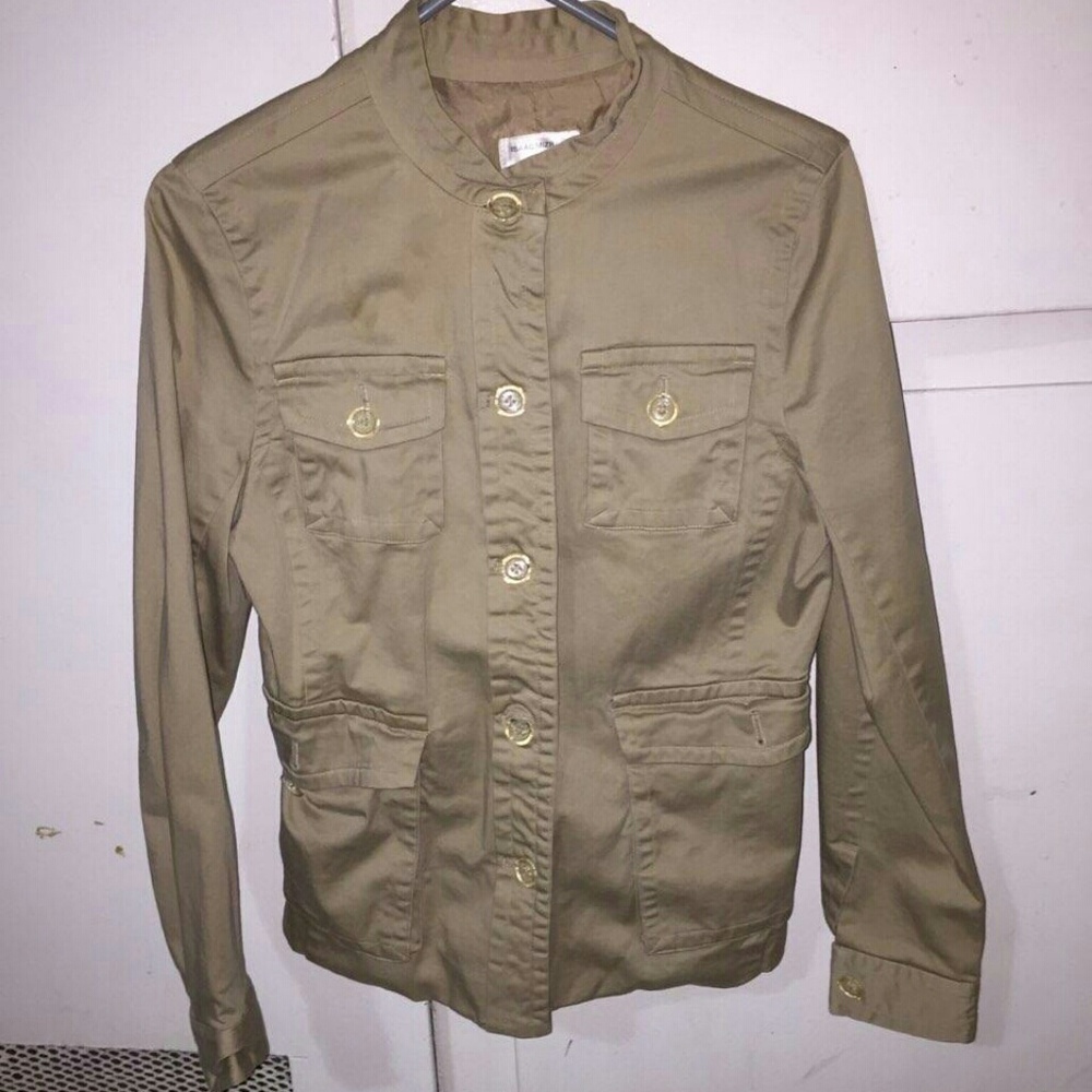 ISACC MIZRAHI Beige jacket super cute