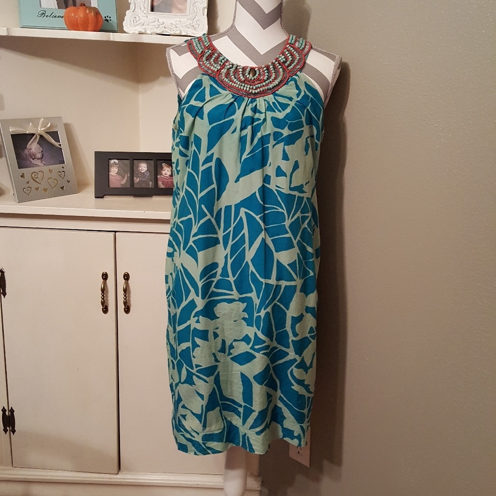 Beaded Sleeveless Dress