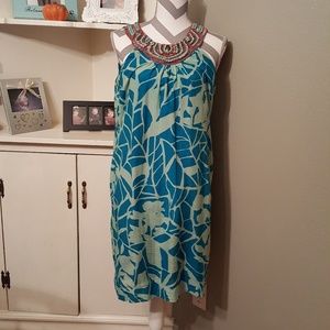 Beaded Sleeveless Dress