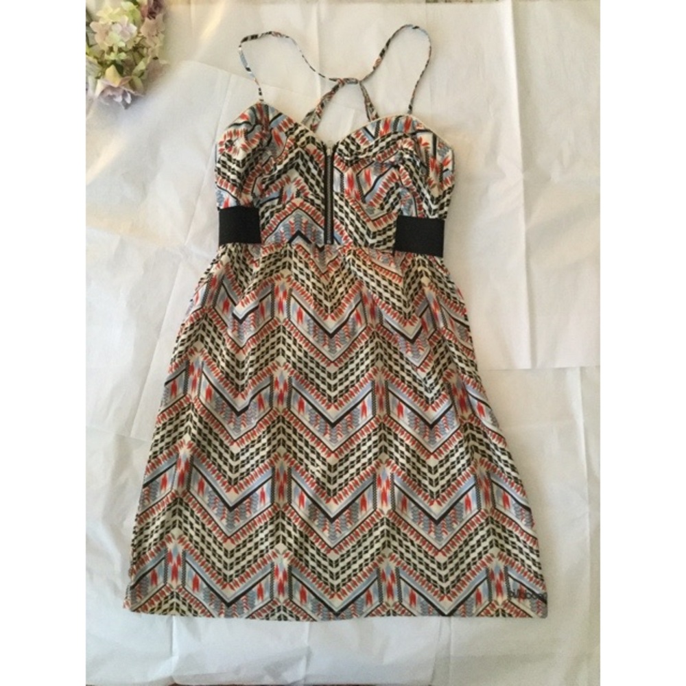 Billabong geometric pattern dress
