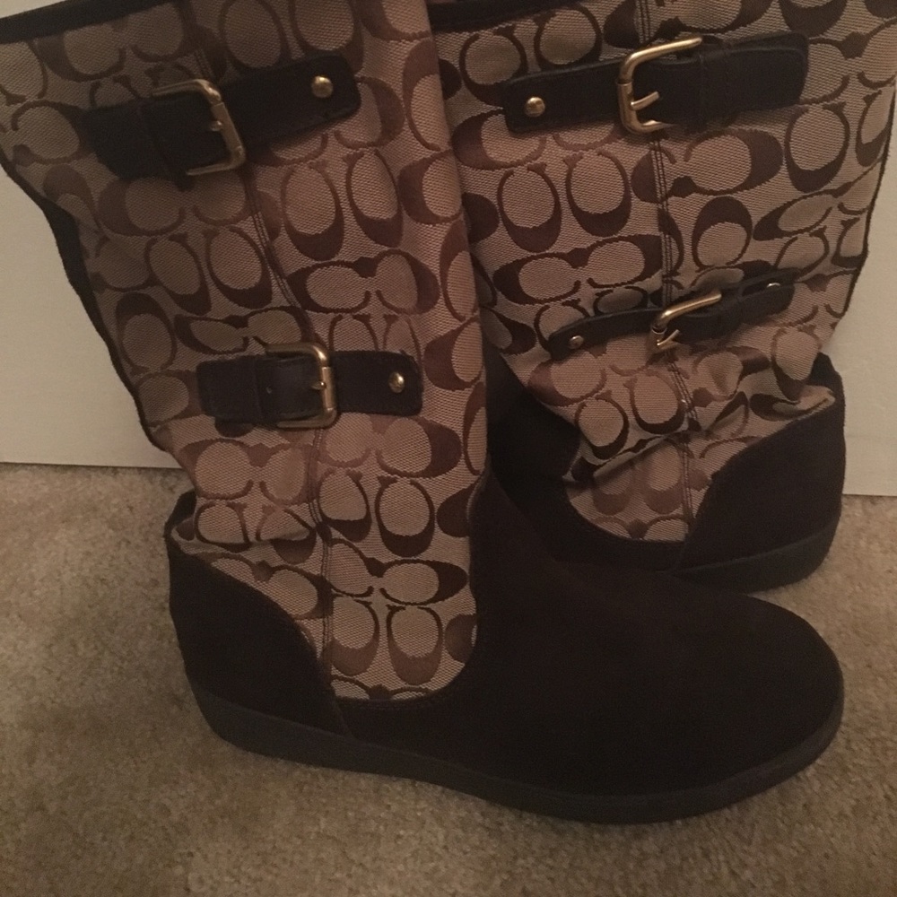 Coach winter boots