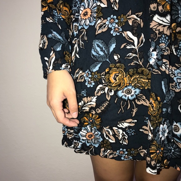 Tops - Floral Flannel Dress
