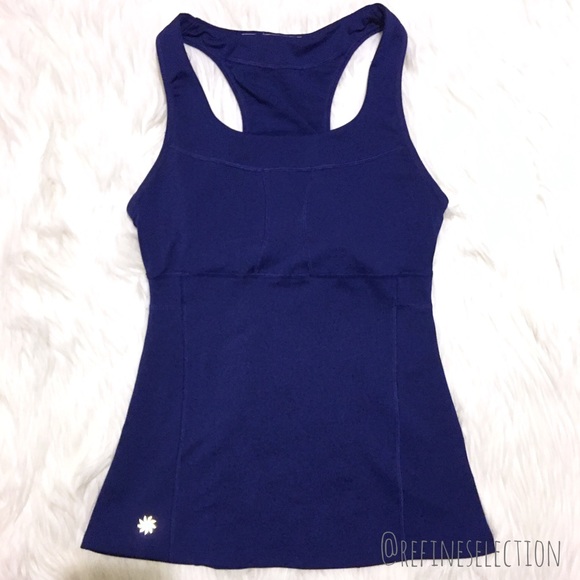 Athleta PR Blue Racerback Tank Top - Picture 2 of 8