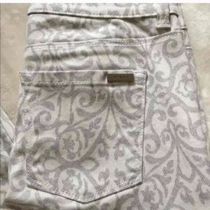 WHBM Printed Denim-size 00