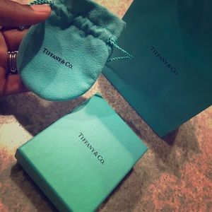 Authentic Tiffany & Co. Bag, Box & Dust Bag