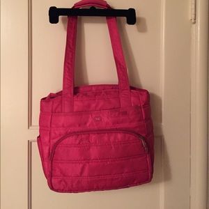Pink lug tote!