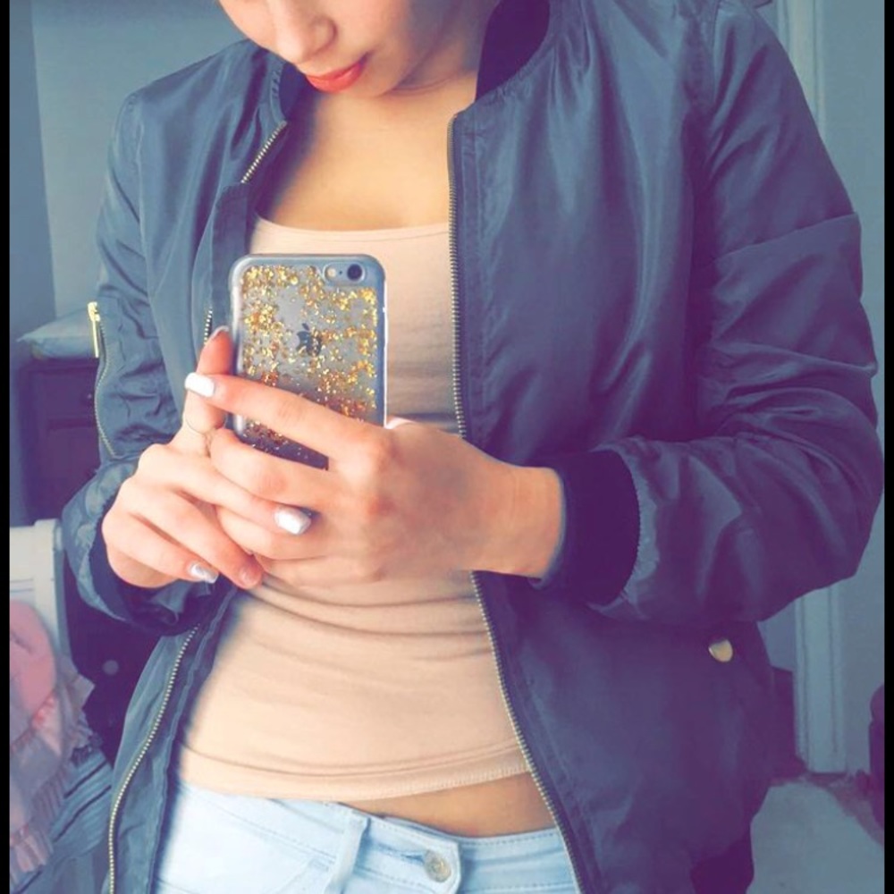 Bomber jacket. Dark Green.
