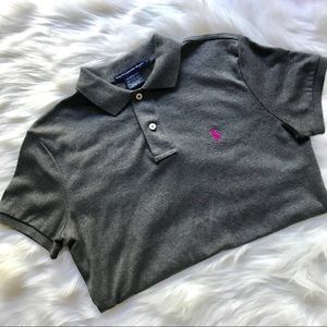 🐘Dark Grey Ralph Lauren Sport Polo
