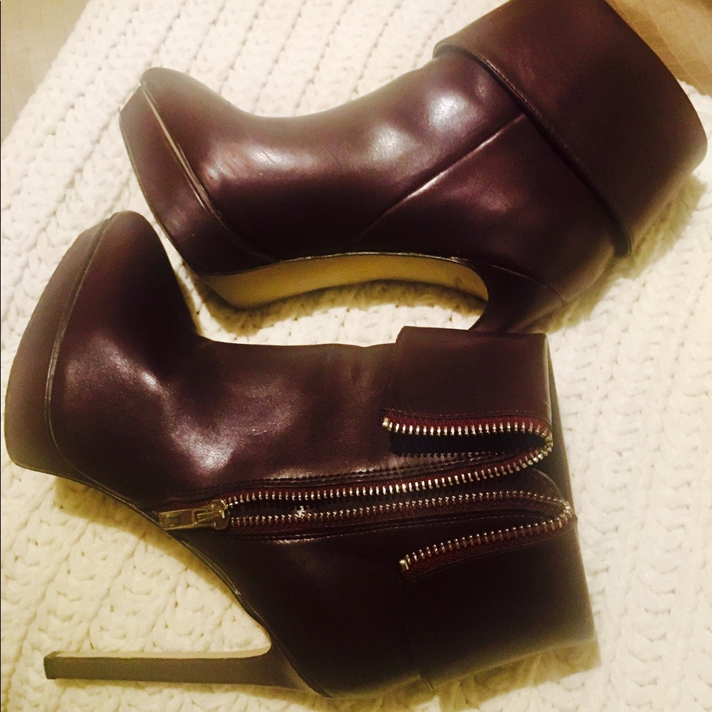 Women's JustFab Heeled Platform Booties
