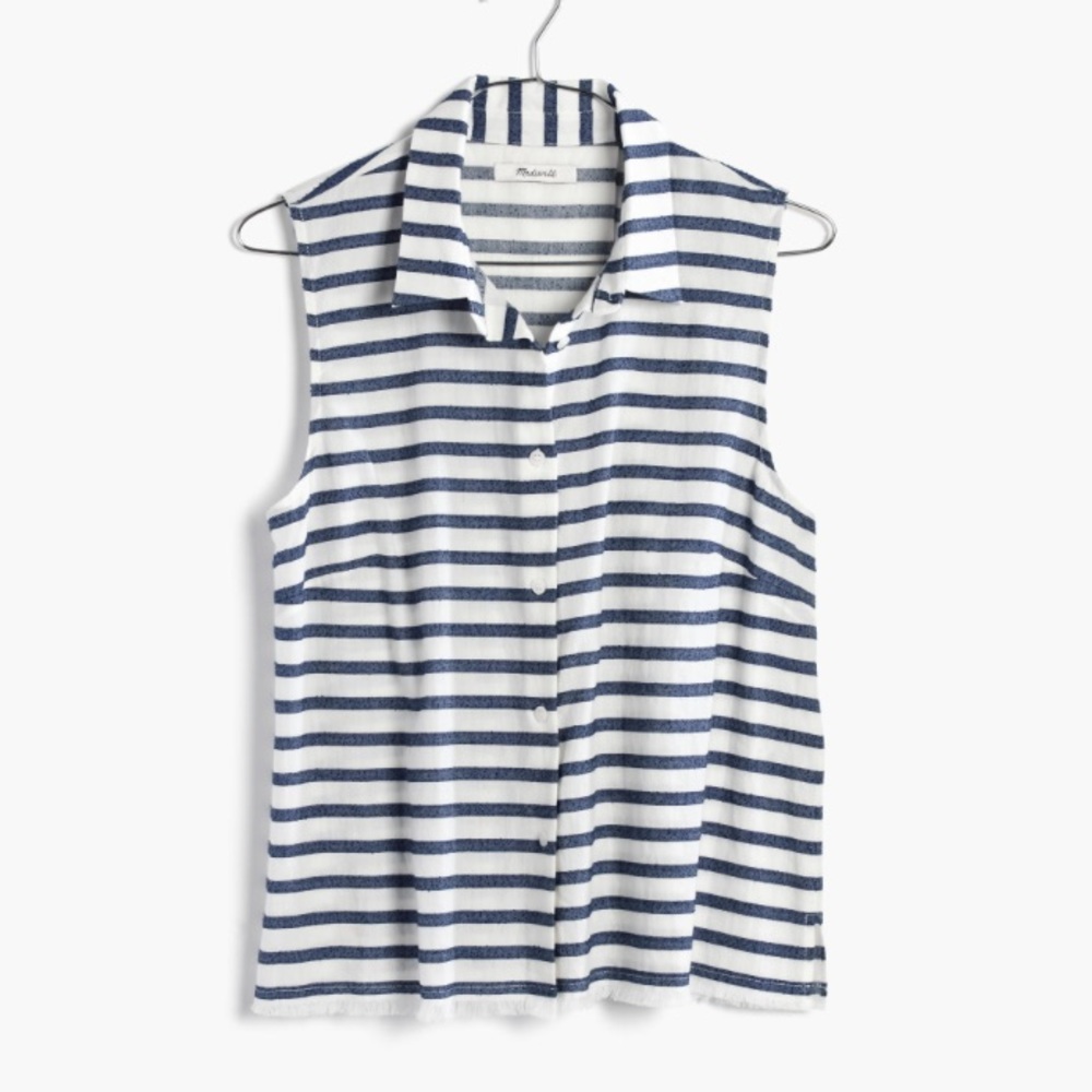 NWT Madewell Moment Shirt in Stripe