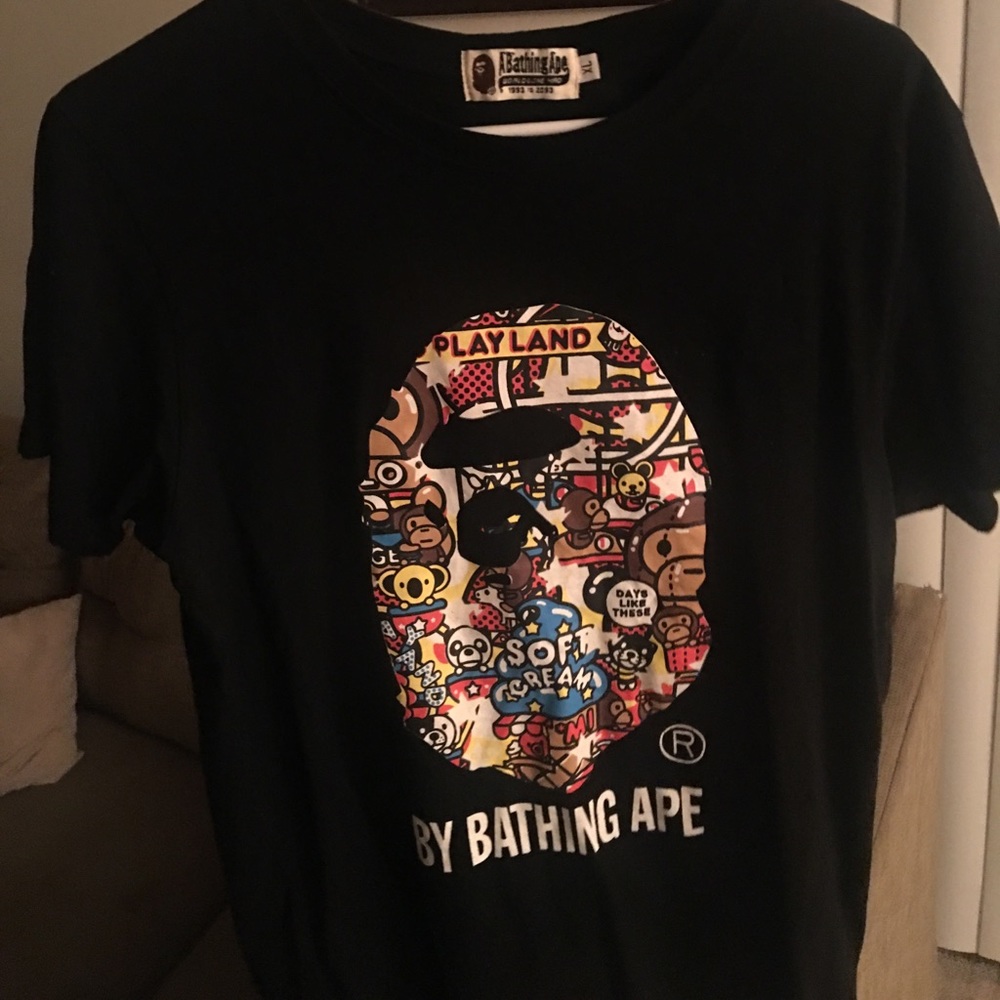 Official Bape glow in the dark T shirt