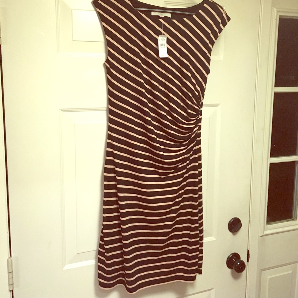 NWT LOFT Striped Dress