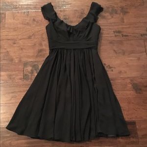 Black Wtoo Ruffle Dress