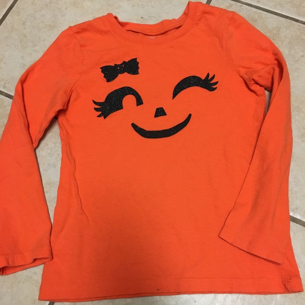 Halloween pumpkin jack o lantern long sleeve tee