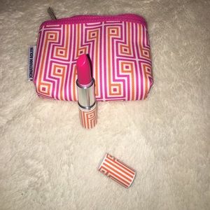 Brand New! Clinique punch pop lipstick and bag!