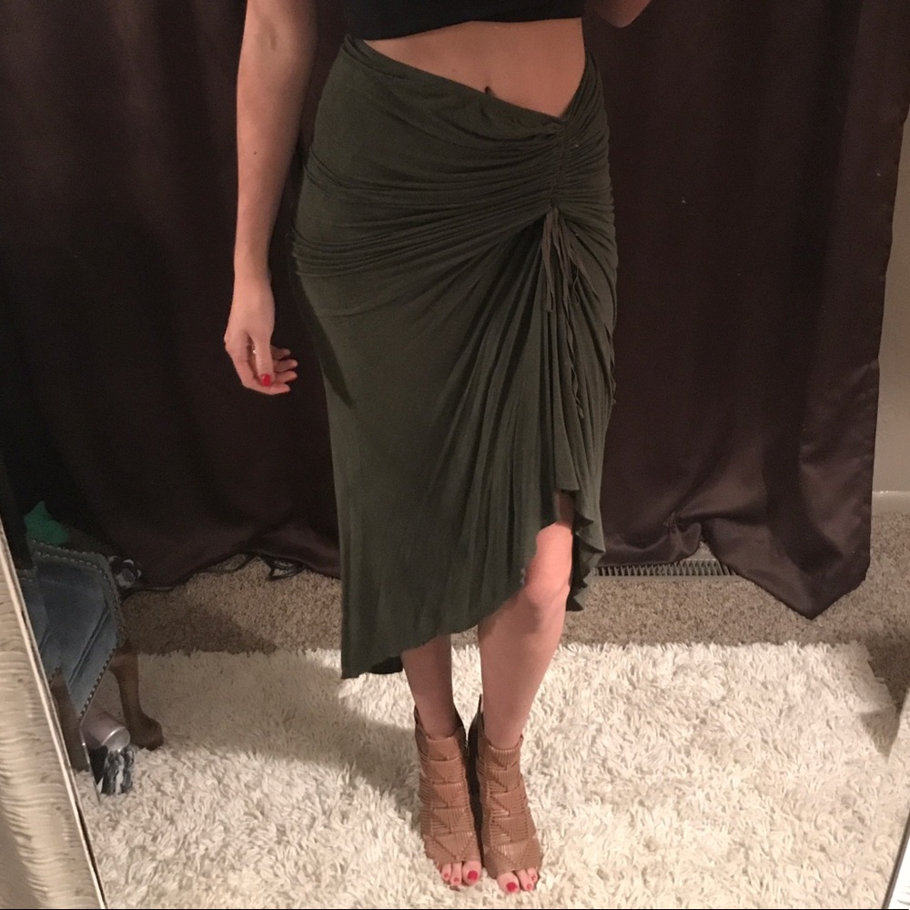 Army Green Skirt