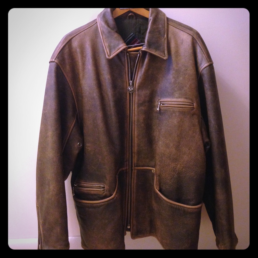 Vintage leather jacket