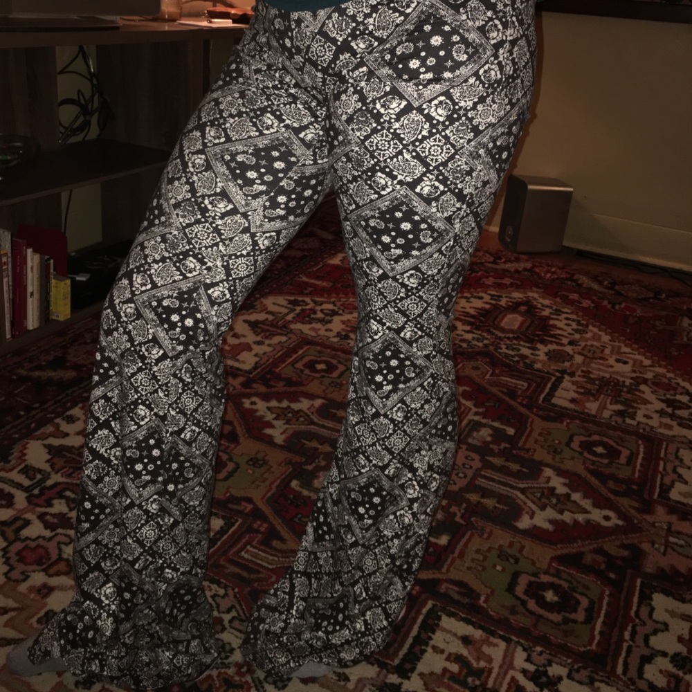 LA Hearts bell bottoms