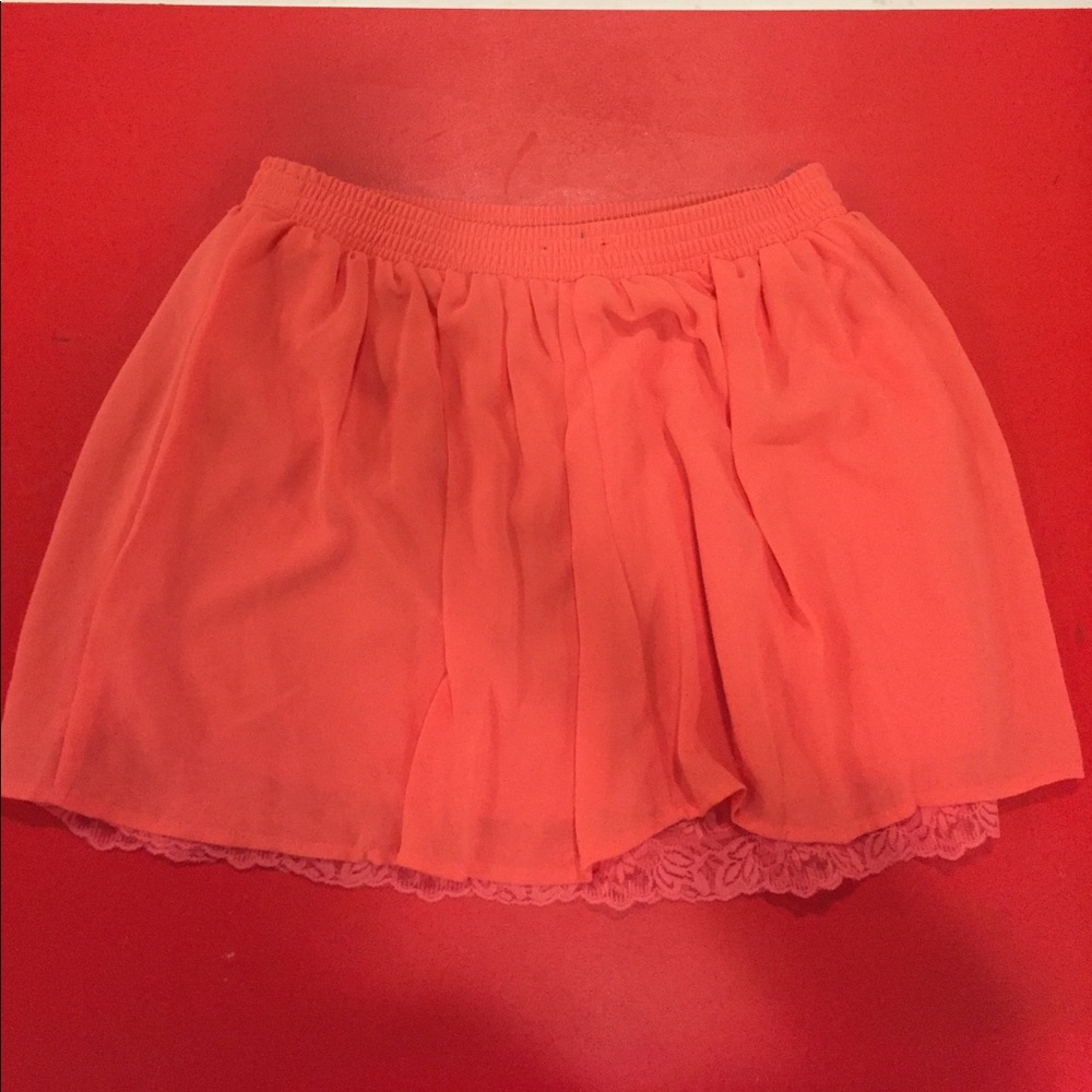 Forever 21 pink with lace skirt