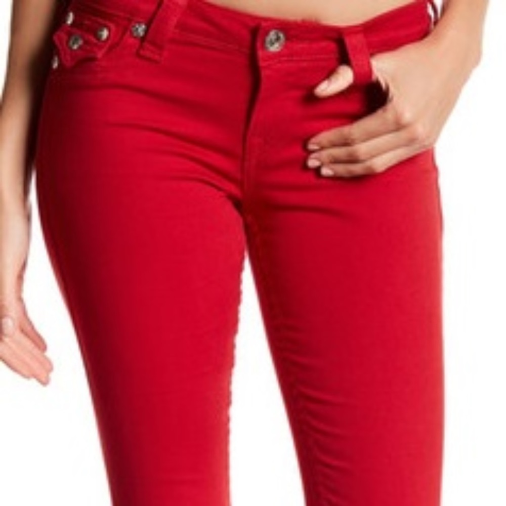 Red True Religion Jeans