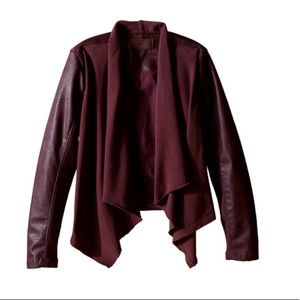 BlankNYC Merlot colored jacket