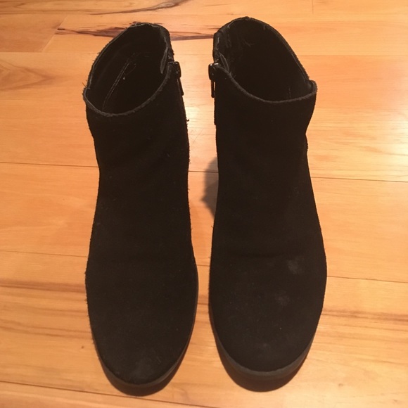 GH Bass Black Suede Ceri Ankle Boots - Picture 3 of 7