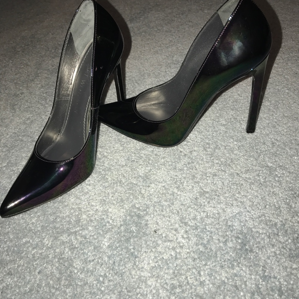 Stuart Weitzman Queen Iridescent Point-Toe - image 4