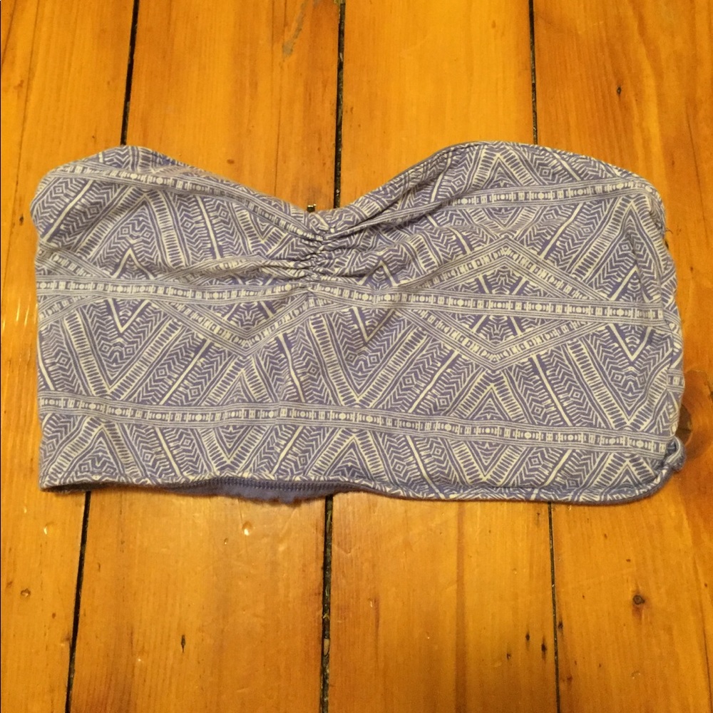 Printed light blue bandeau from PacSun