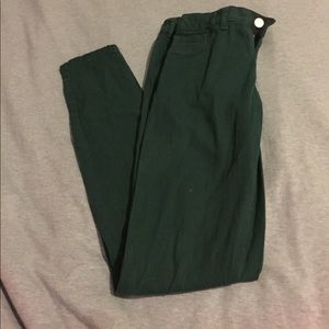 Dark green/blue skinny jeans