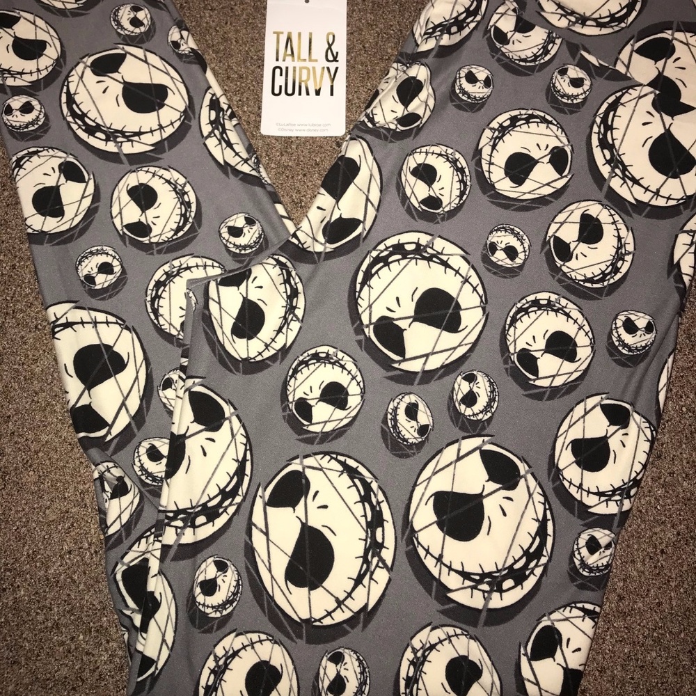 LuLaRoe Nightmare Before Christmas Jack Leggings