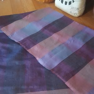 THAI SILK CO.LTD. Plaid Scarf