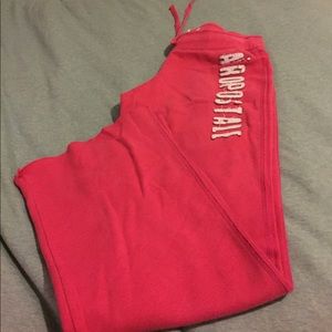 Pink sweatpants