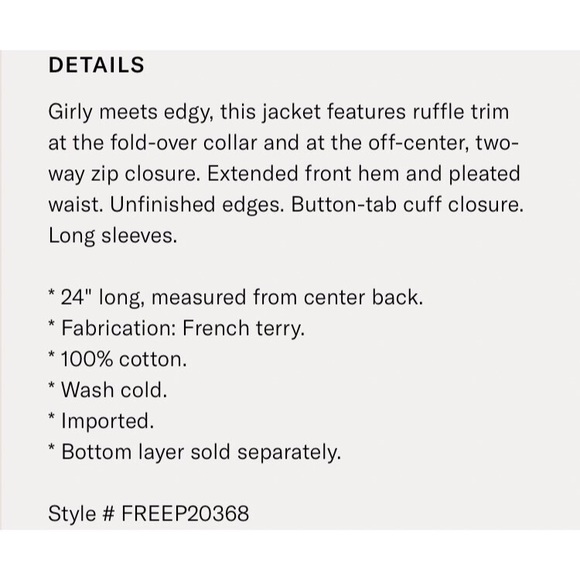 hp • [we the free] ebb & flow jacket - Picture 8 of 8