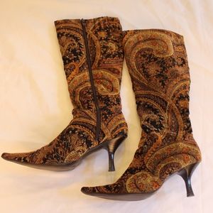 Beautiful Paisley Fashion Boots