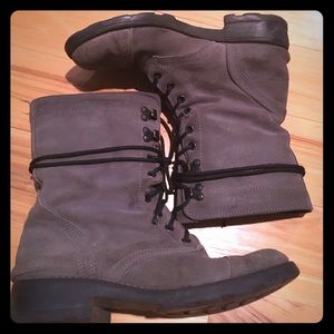 Roxy Lace-up Combat Boots
