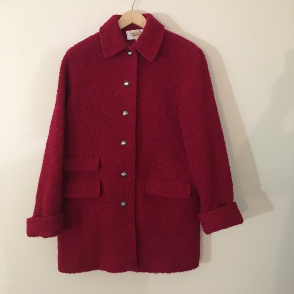 Talbots Jackets & Blazers - Talbots 6 boiled wool lined winter coat w collar