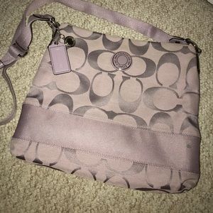 Coach purple crossbody