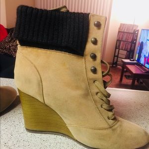 Wedged Booties size 11