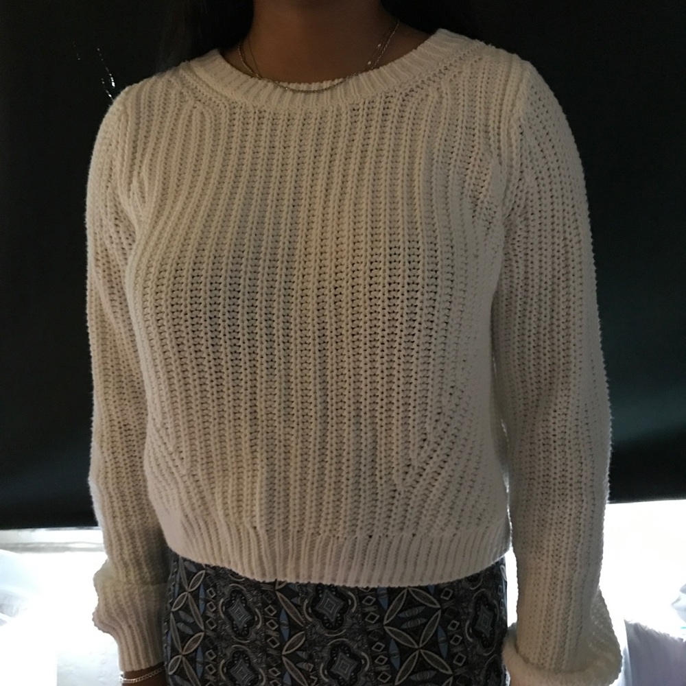 Cropped sweater