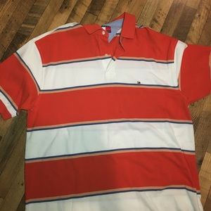 Striped Tommy Hilfiger polo shirt