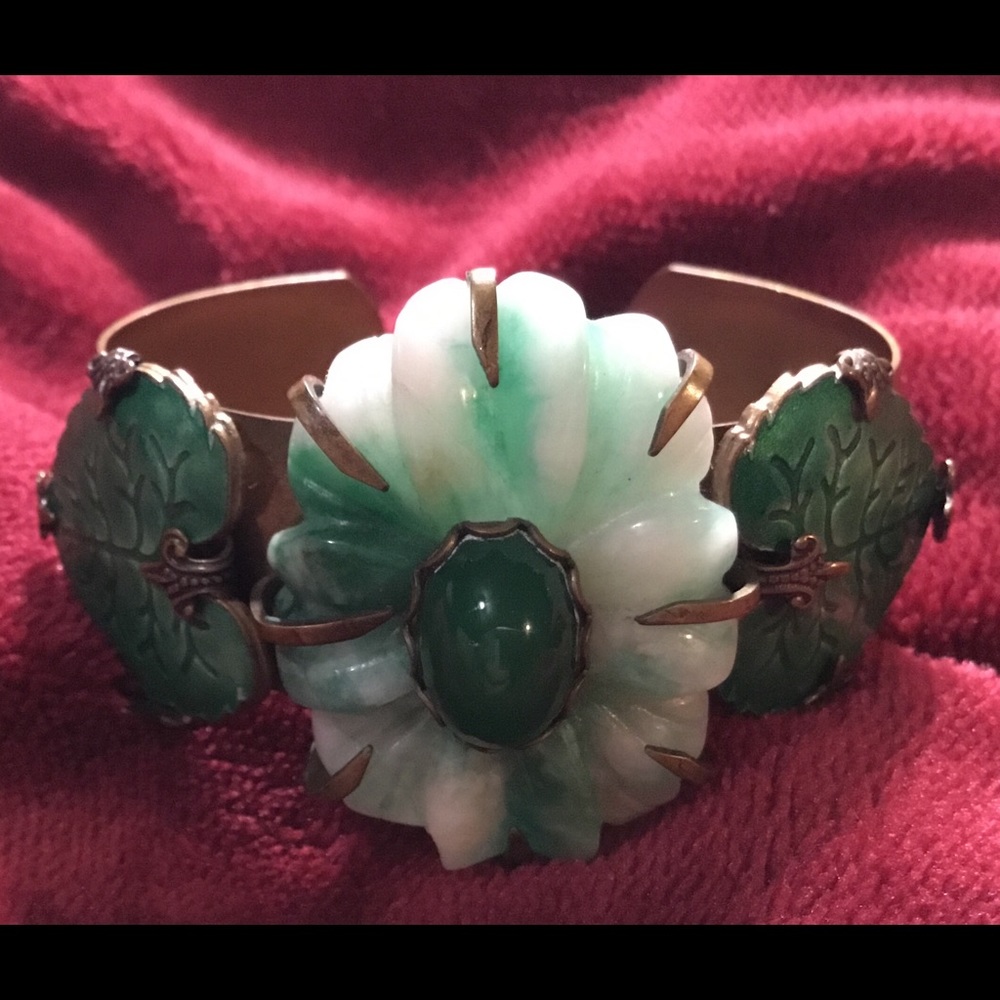 Jan Michaels Brass Bracelet- Imperial Cuff