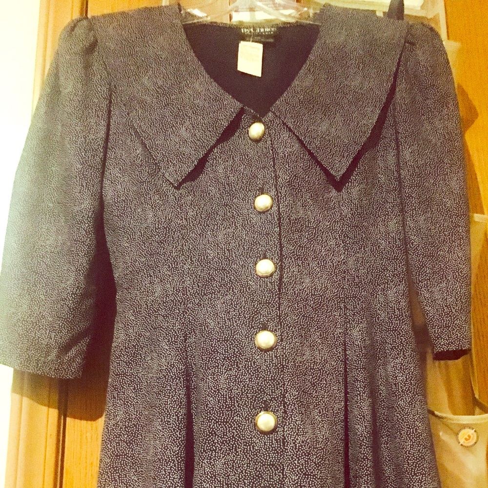 Dress by Choice, Vintage Style Navy Blue Dress