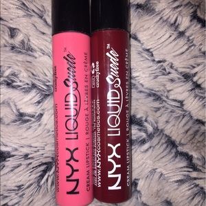 Set of NYX liquid suede
