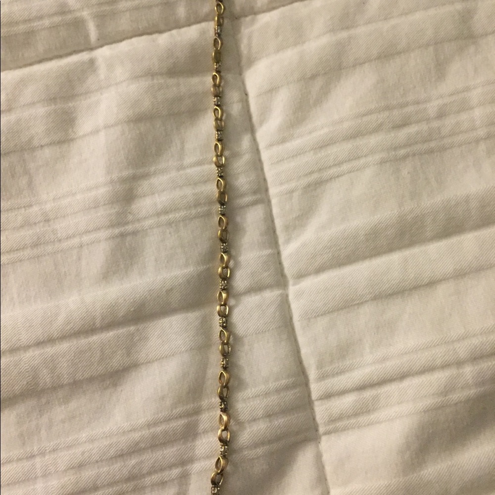 Diamond chip bracelet