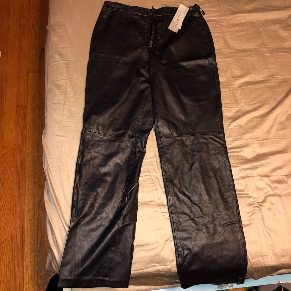 Nine West women’s leather pants size 8 (brand new)