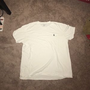 White polo tee