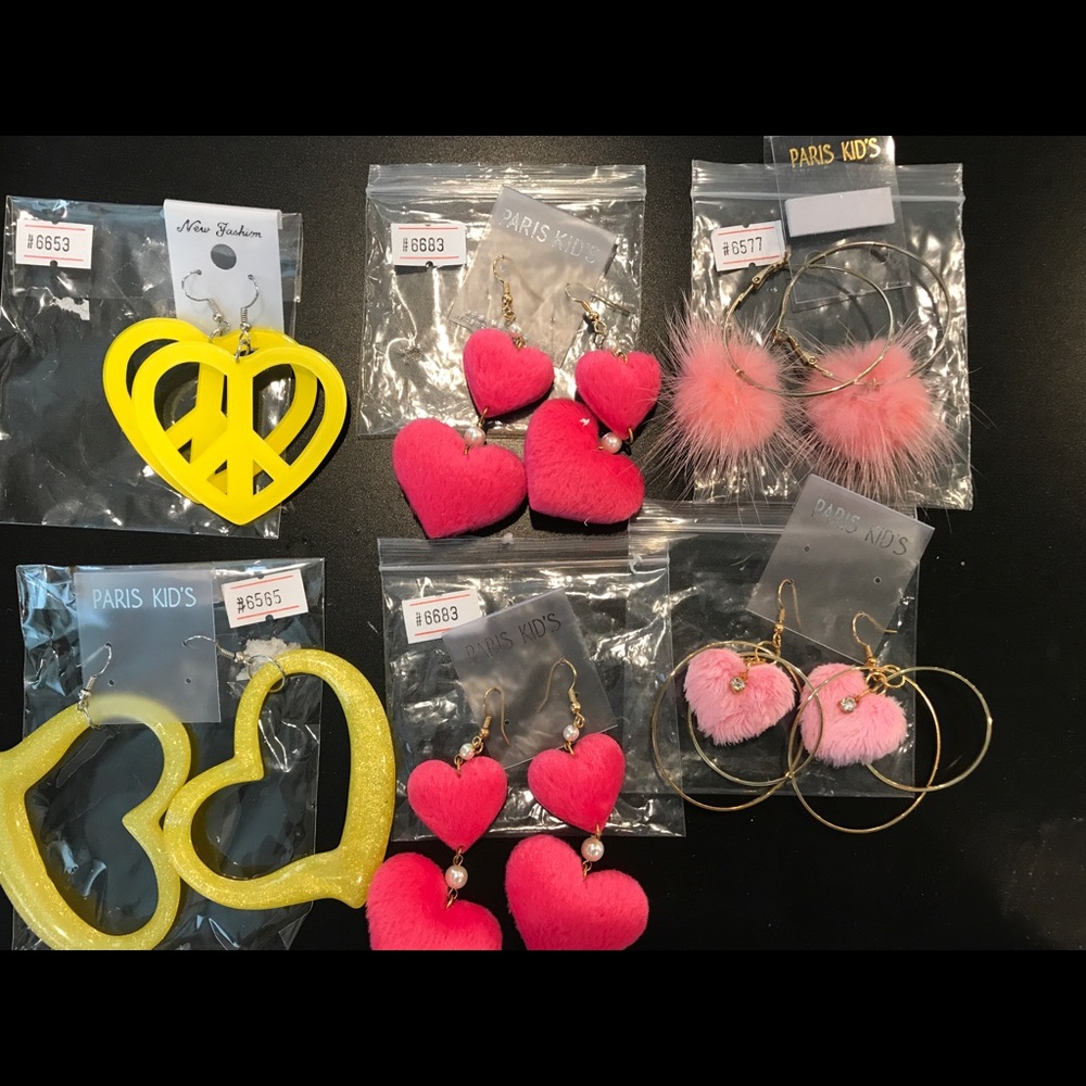 Earring and Necklace selling at $10 each