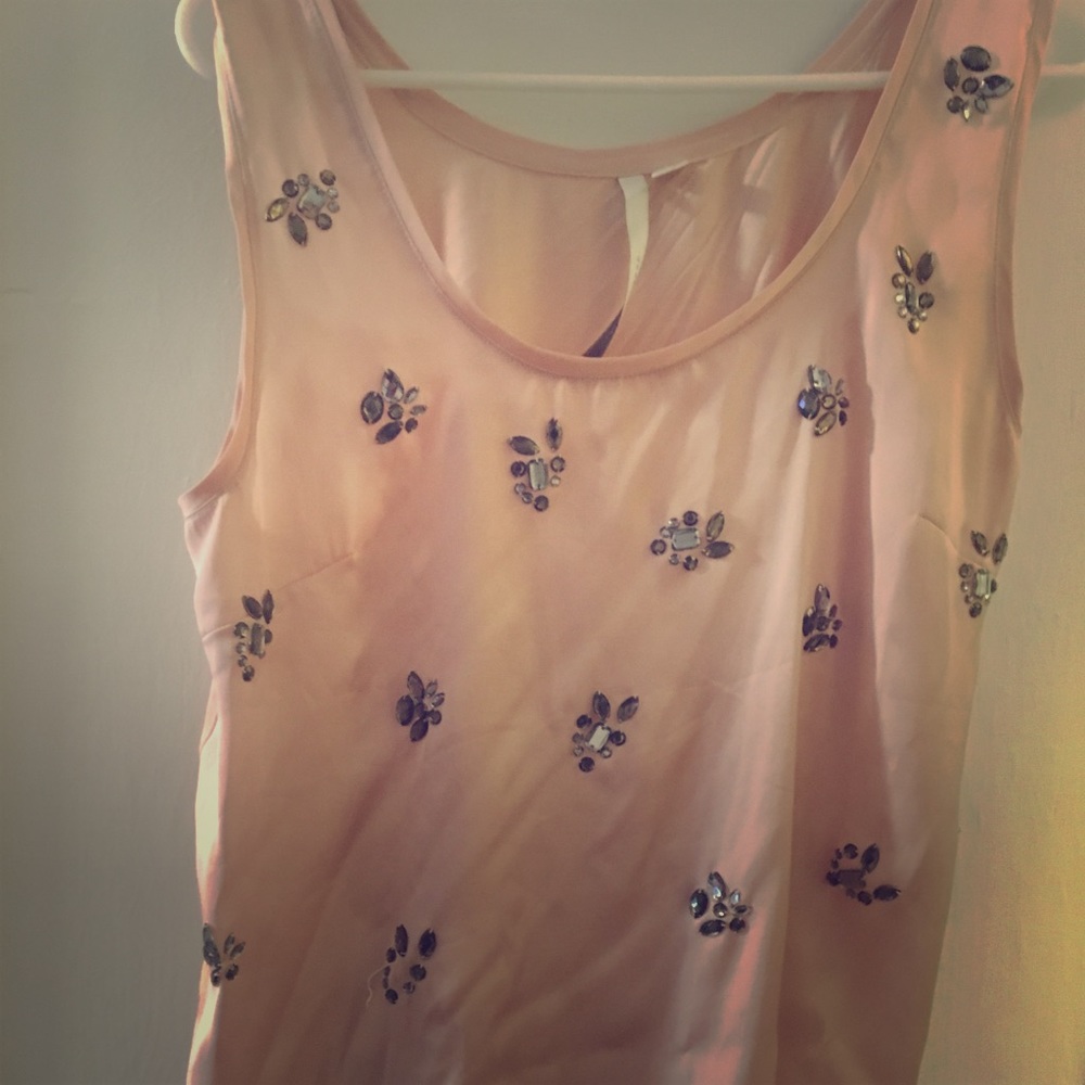 Lauren Conrad Embellished Shirt. Small.
